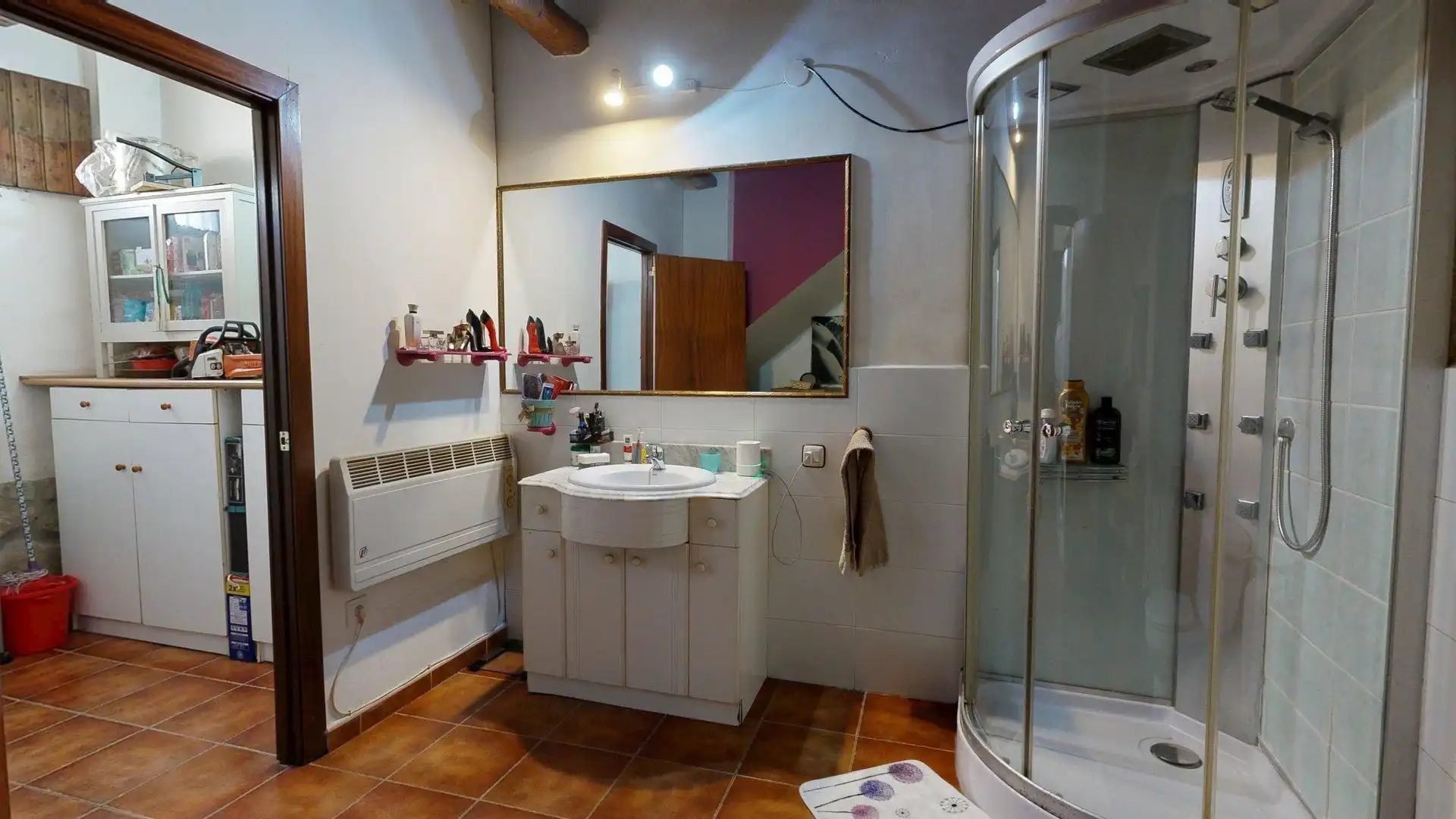 Baño de Casa o chalet en venta en Ejea de los Caballeros con Calefacción y Terraza