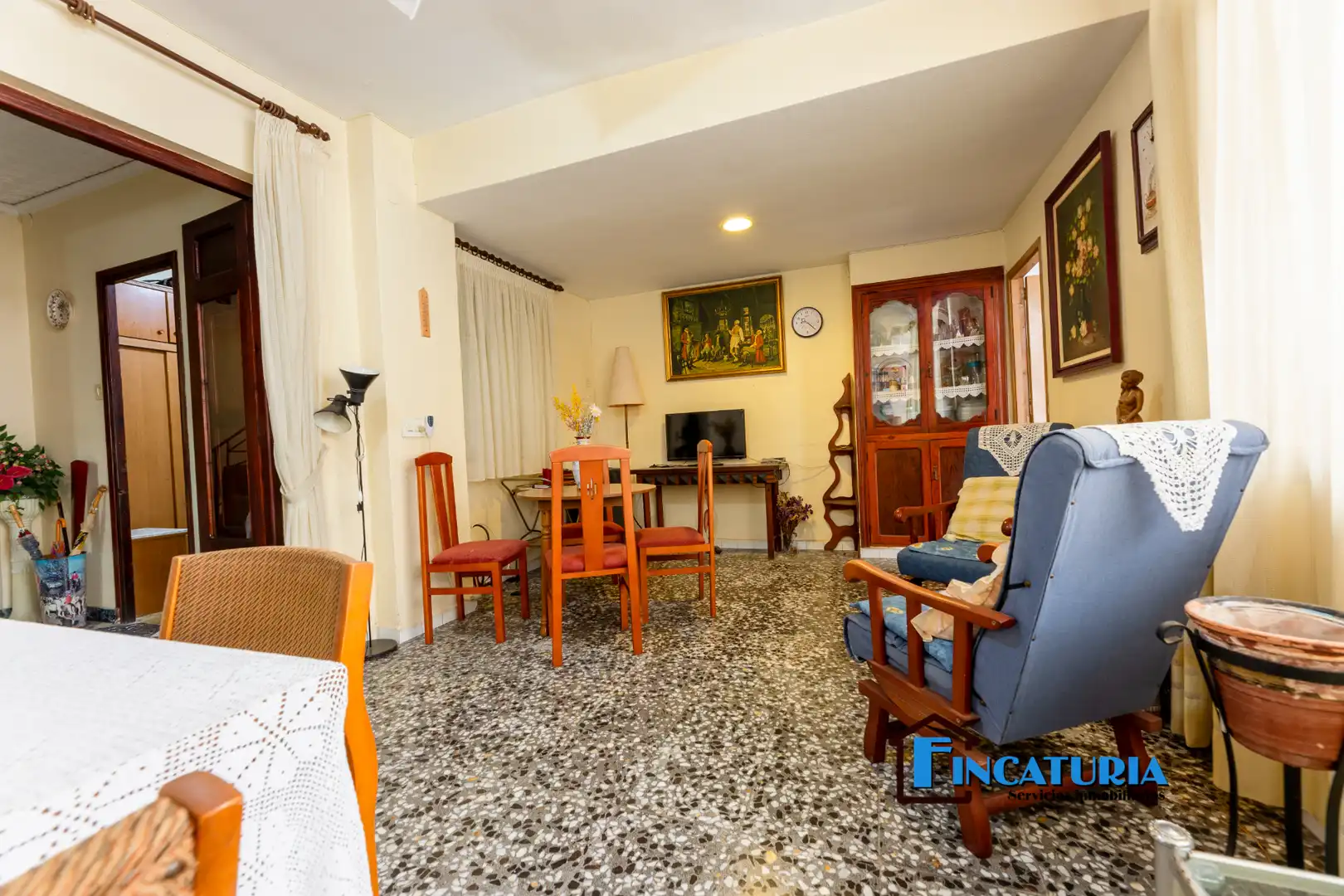 Sala de estar de Casa o chalet en venta en Chilches / Xilxes con Terraza y Amueblado