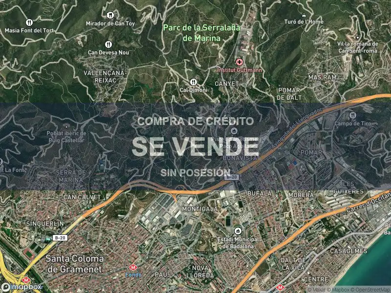 Exterior view of Flat for sale in Santa Coloma de Gramenet