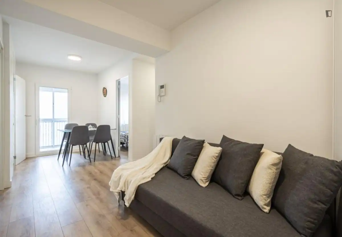 Sala d'estar de Apartament de lloguer en Madrid amb Calefacció, Moblat i Forn