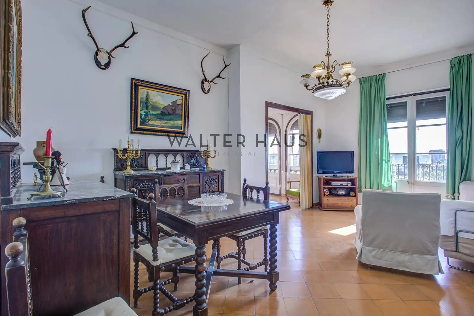 Comedor de Piso en venta en  Barcelona Capital con Balcón