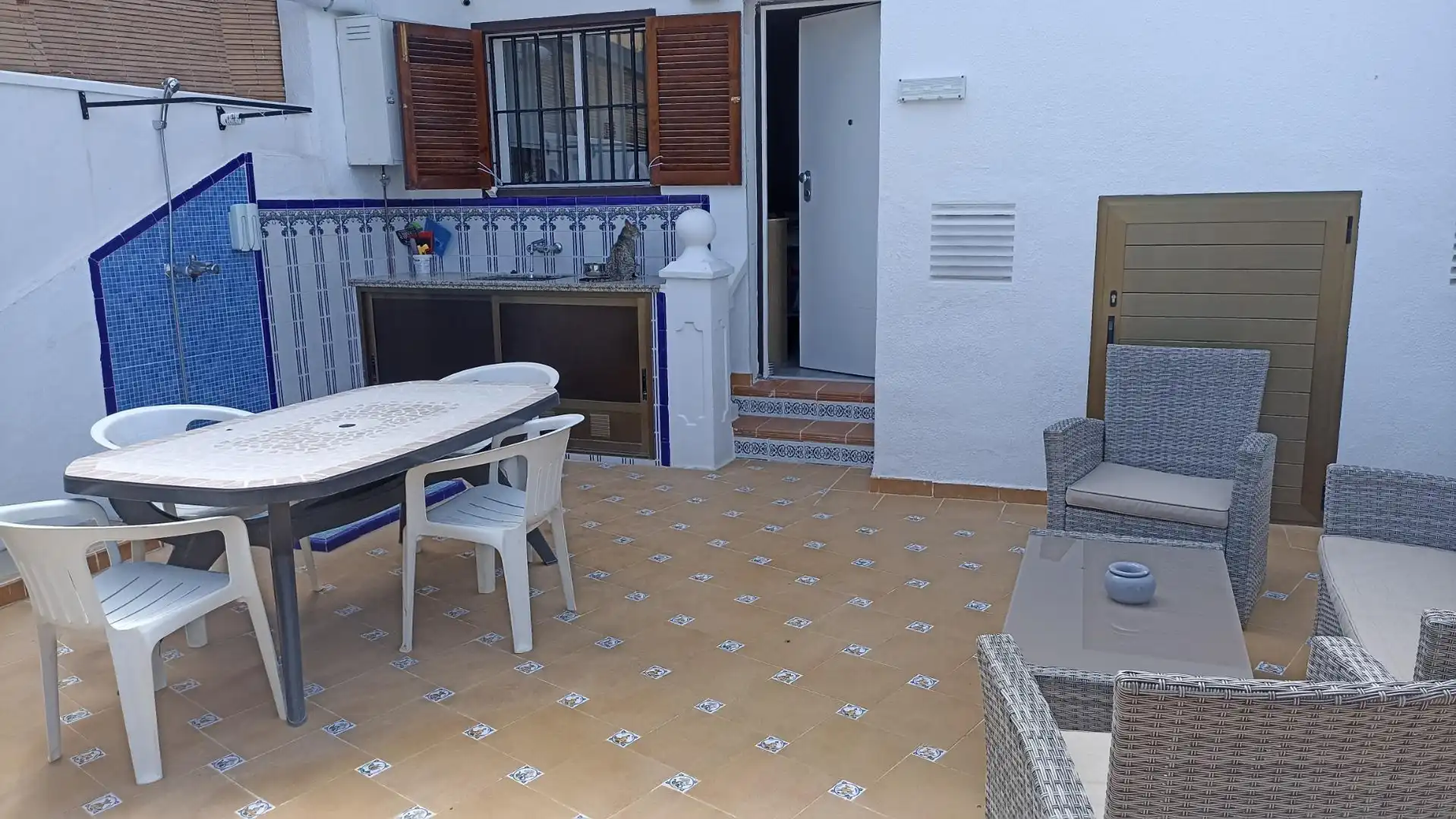 Terrassa de Casa adosada en venda en Tavernes de la Valldigna amb Aire condicionat, Calefacció i Terrassa