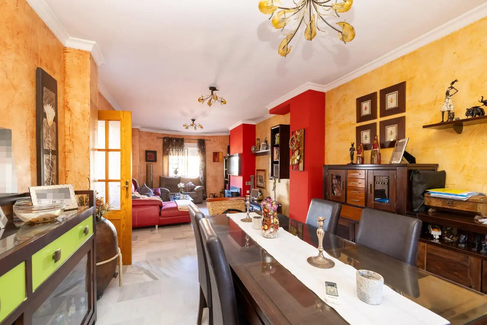 Comedor de Casa o chalet en venta en Cúllar Vega con Aire acondicionado, Calefacción y Jardín privado