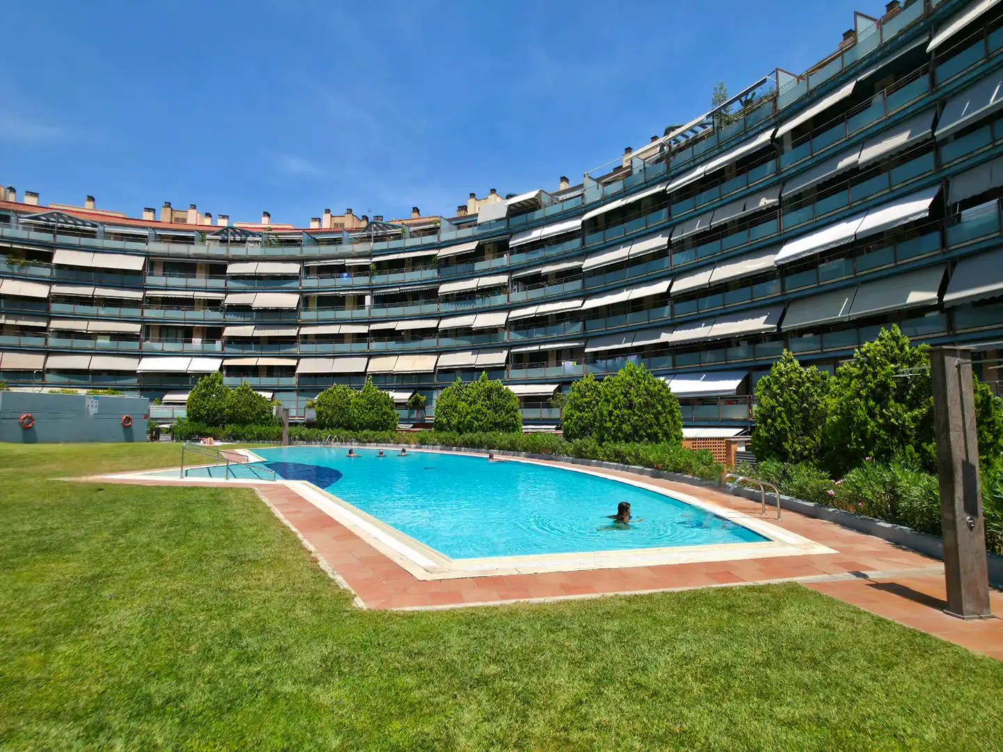 Swimming pool of Flat for sale in Sant Andreu de la Barca  with Air Conditioner, Heating and Terrace
