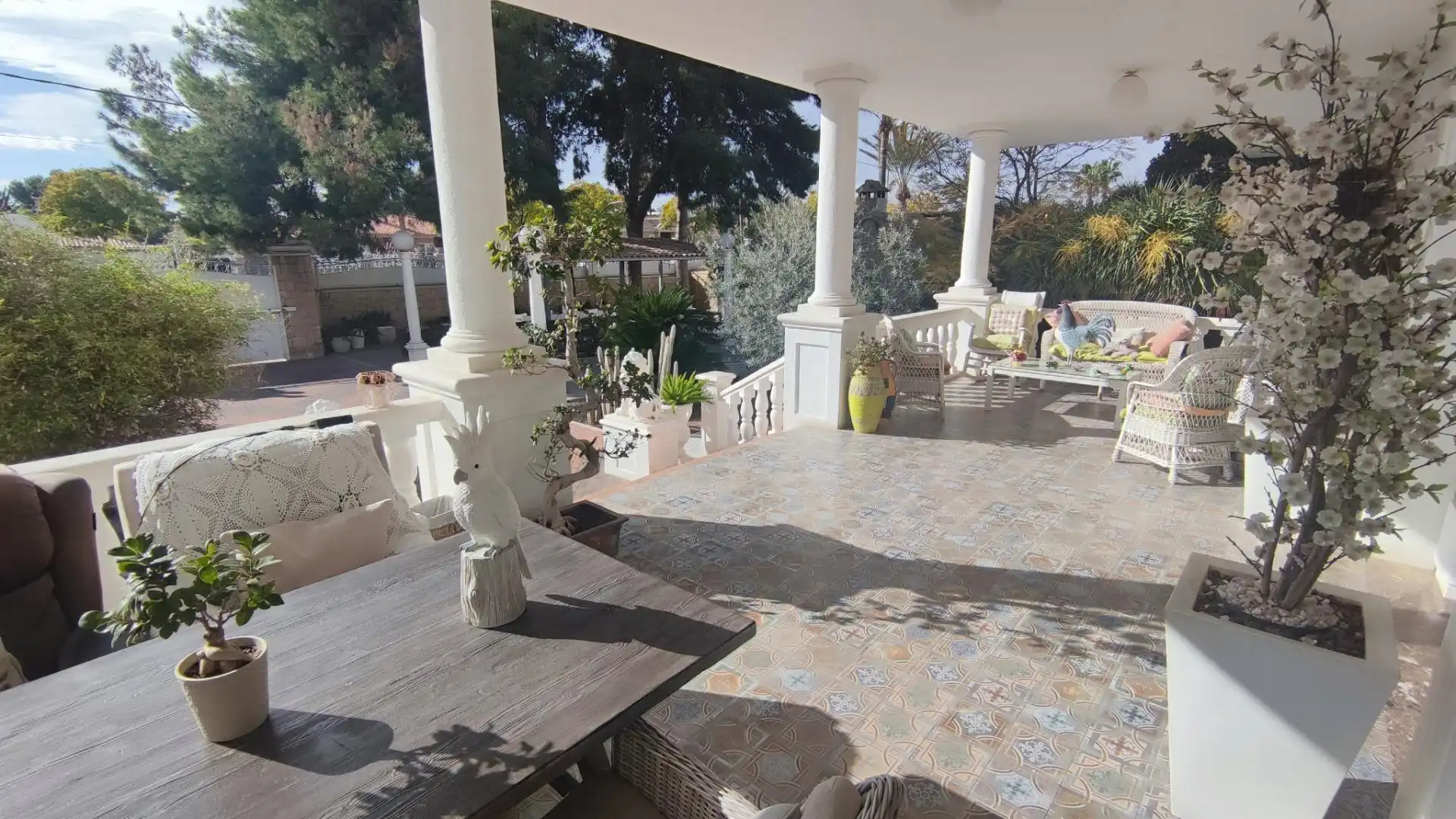 Terrace of Houses for sale in San Vicente del Raspeig / Sant Vicent del Raspeig  with Air Conditioner, Heating and Private garden