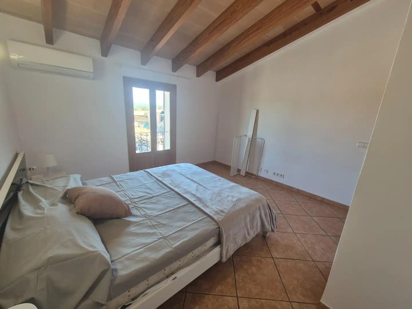 Dormitori de Finca rústica de lloguer en Campos amb Aire condicionat, Calefacció i Terrassa