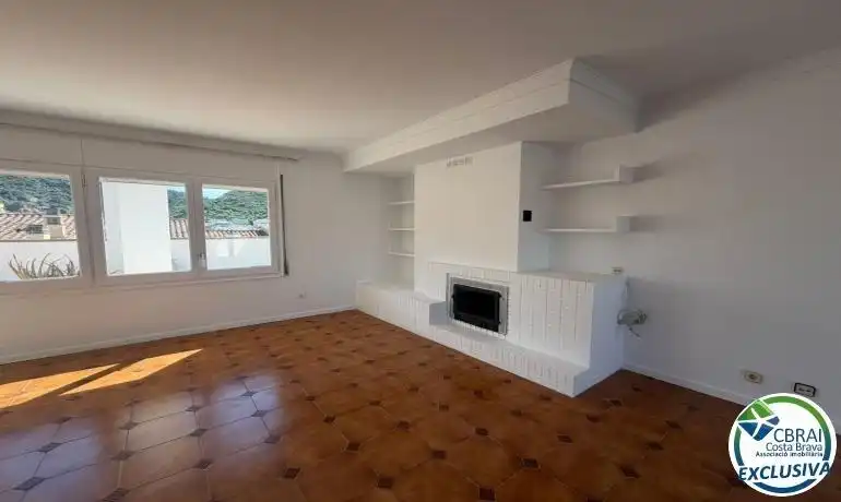 Living room of Attic for sale in Roses  with Terrace
