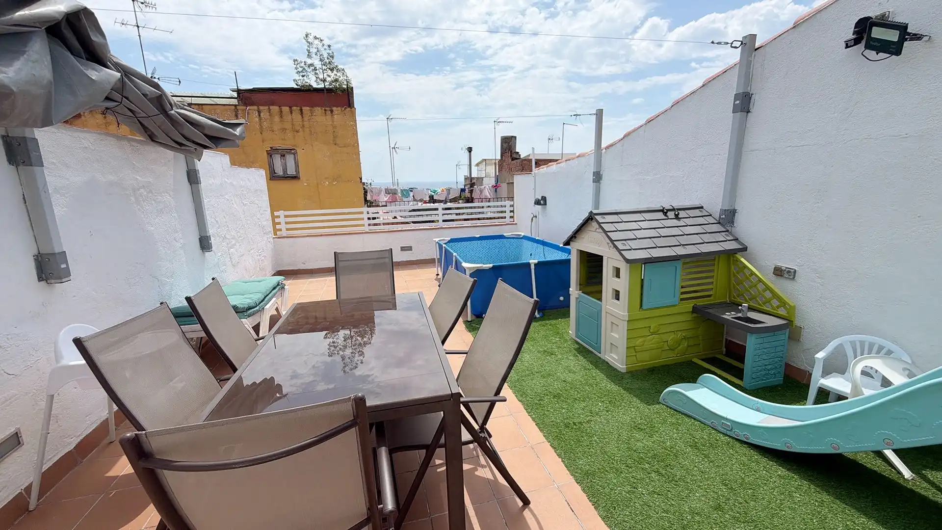 Terrassa de Casa adosada en venda en Mataró amb Aire condicionat i Calefacció
