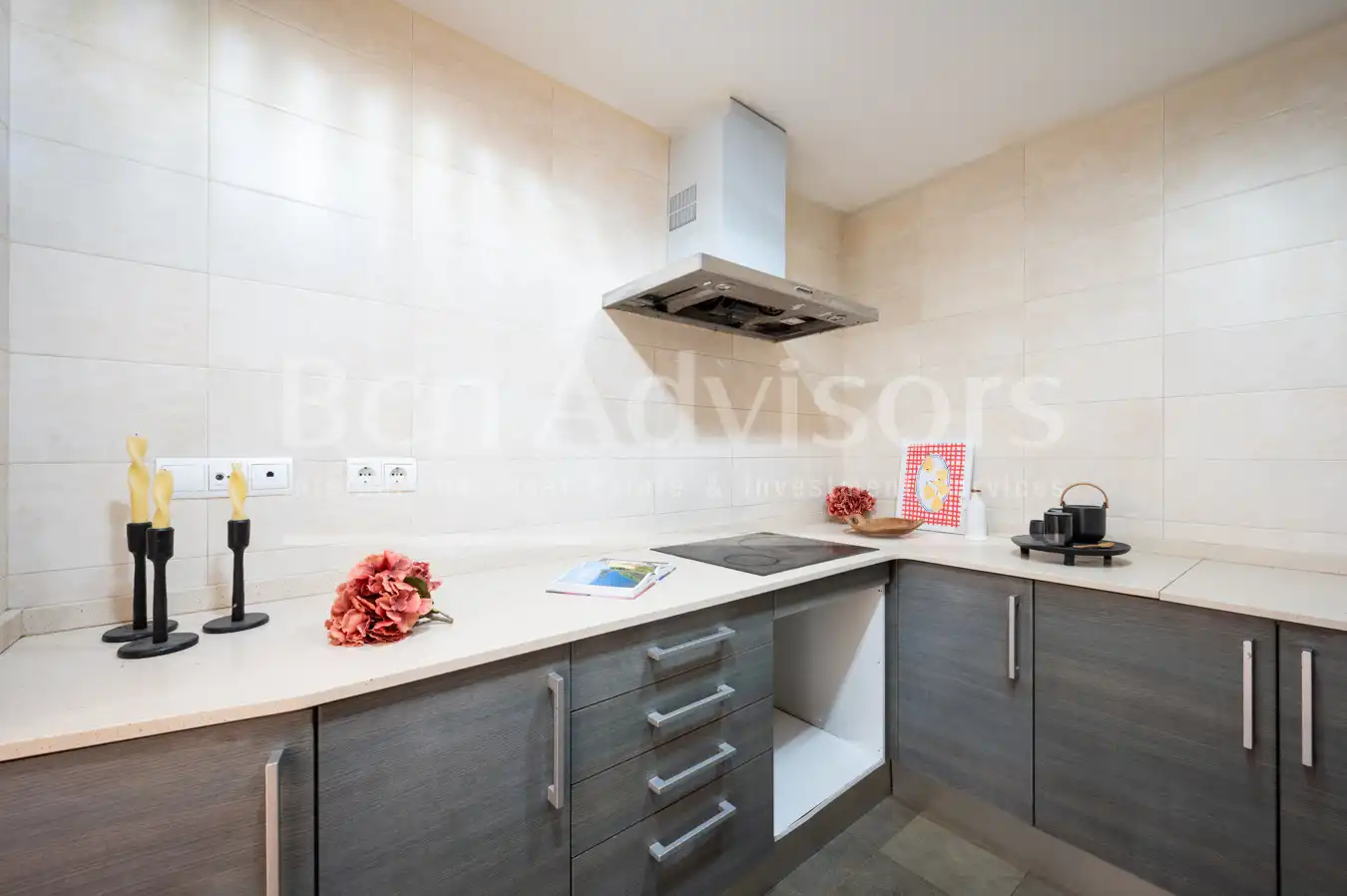 Cuina de Casa o xalet en venda en Barcelona amb Aire condicionat, Parquet i Terrassa