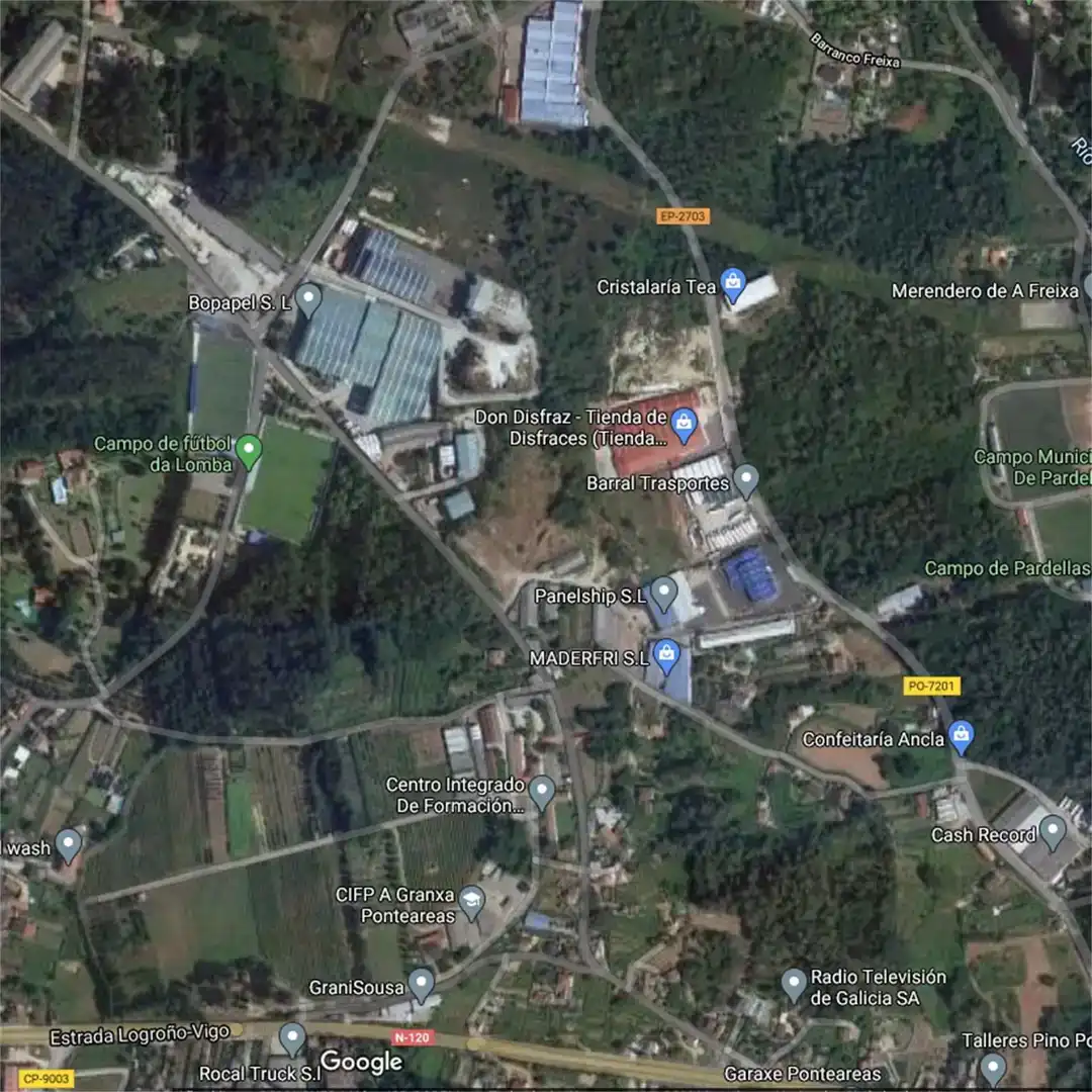 Außenansicht von Fabrik Grundstücke zum Verkauf in Ponteareas