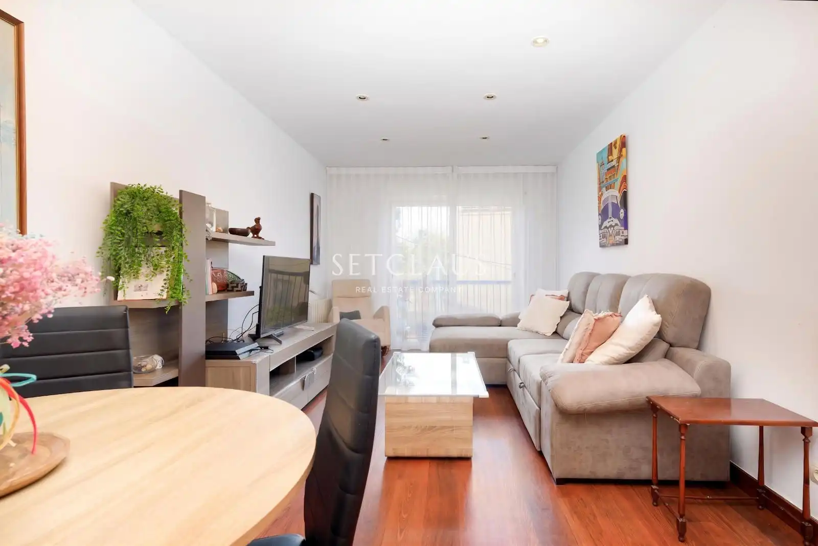Living room of Flat for sale in Alella  with Air Conditioner, Heating and Terrace