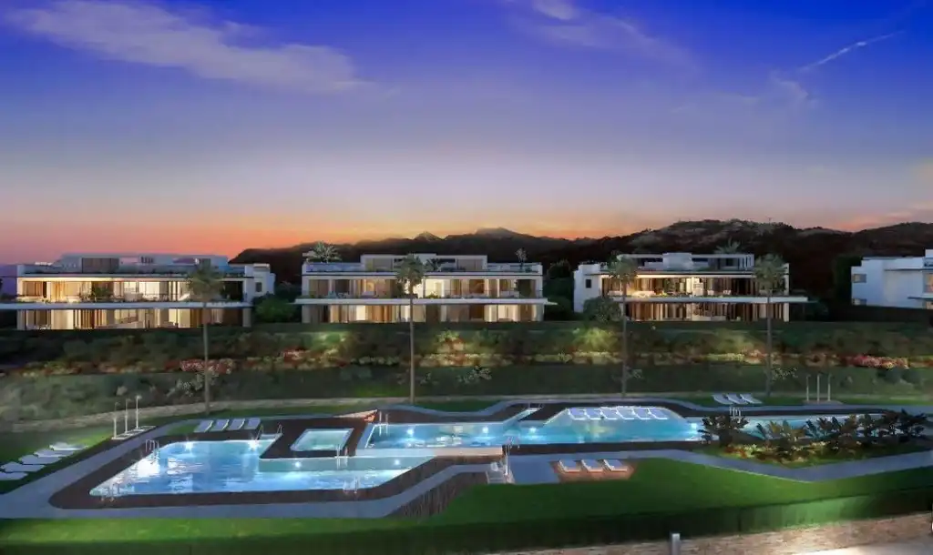 Exterior view of Attic for sale in Marbella  with Air Conditioner, Heating and Private garden