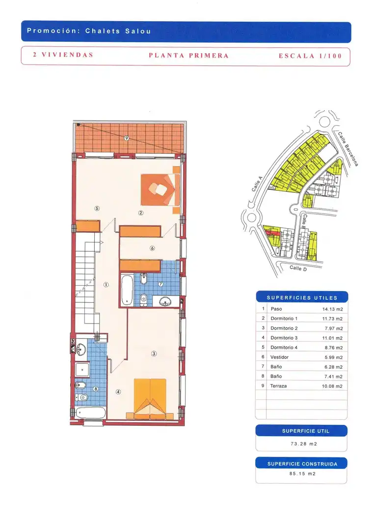 Casa adosada en venta en Salou con Aire acondicionado, Jardín privado y Parquet