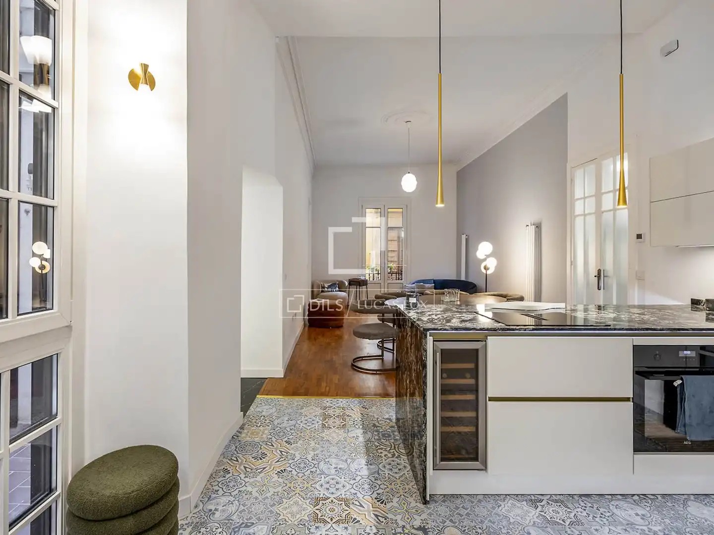Cocina de Piso en venta en Barcelona con Aire acondicionado, Calefacción y Amueblado