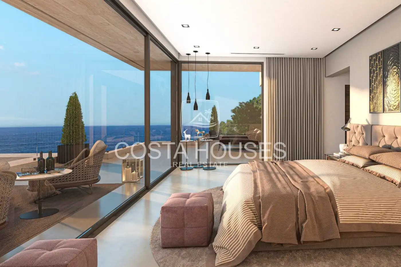 Dormitori de Casa o xalet en venda en Jávea / Xàbia amb Aire condicionat, Jardí privat i Terrassa