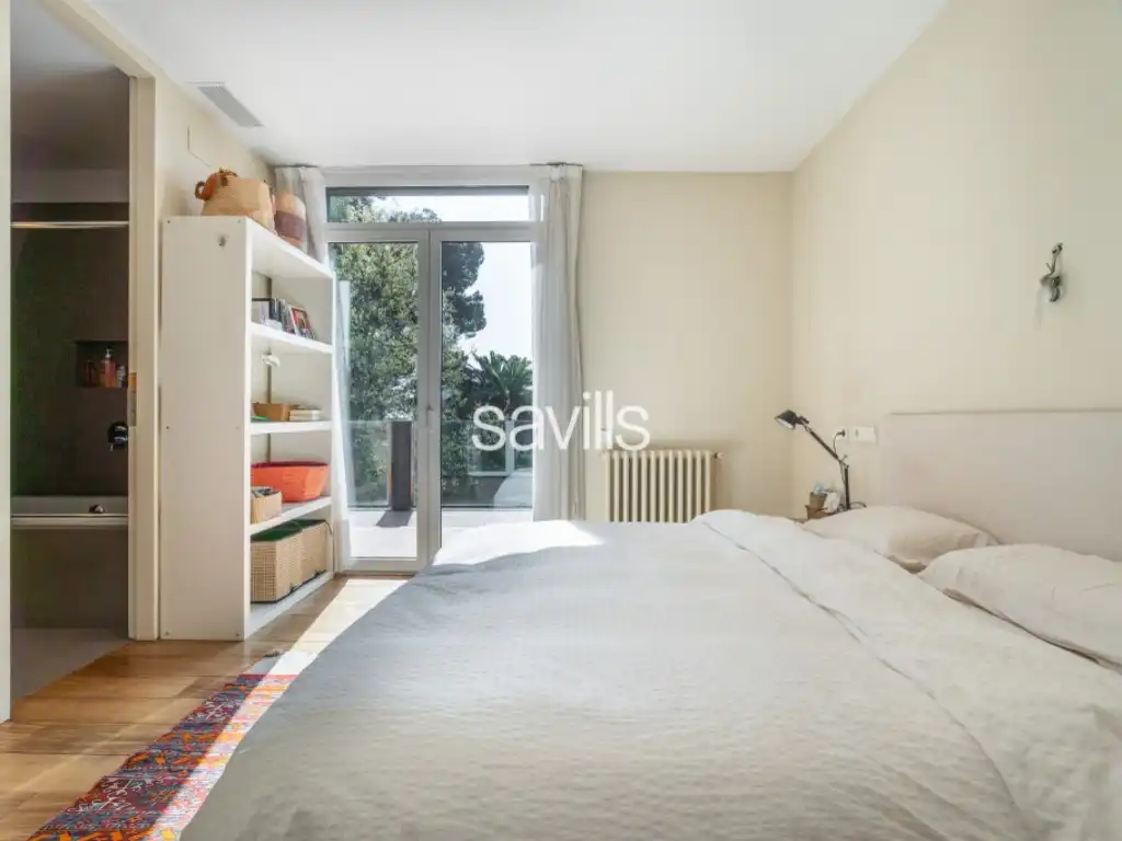 Schlafzimmer von Haus oder Chalet zur Miete in Esplugues de Llobregat mit Privatgarten, Terrasse und Schwimmbad