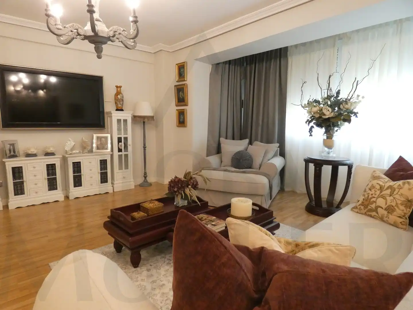 Sala de estar de Piso en venta en Cartagena con Aire acondicionado, Calefacción y Amueblado