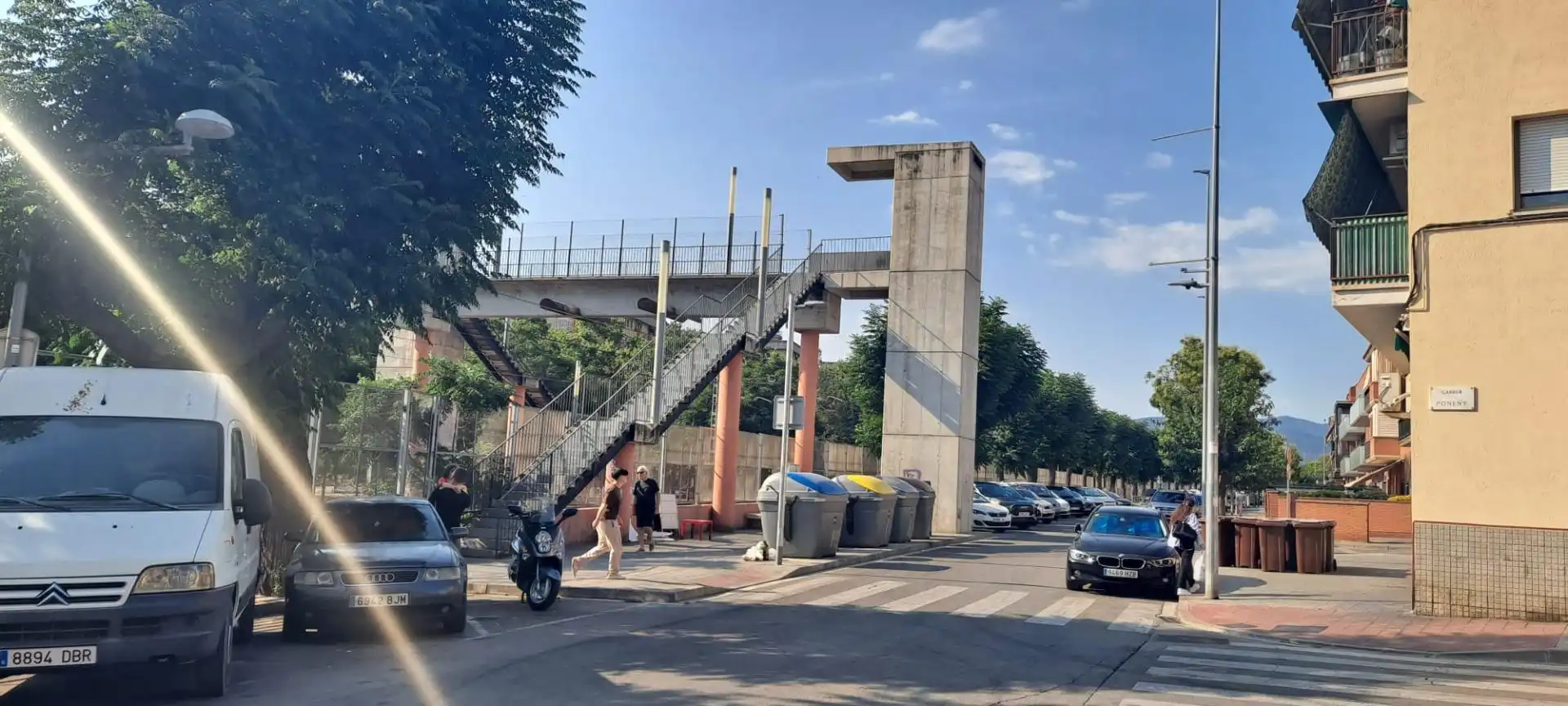 Vista exterior de Planta baja en venta en Les Franqueses del Vallès