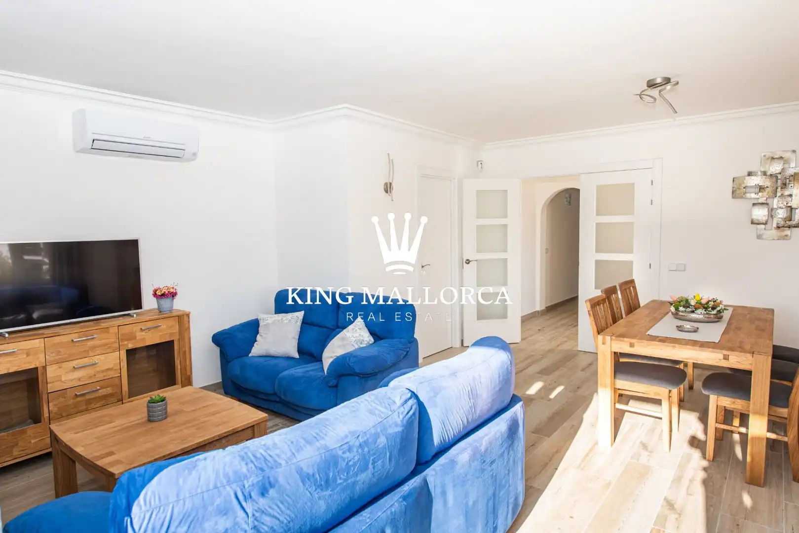 Living room of Houses for sale in Pollença  with Air Conditioner, Heating and Private garden