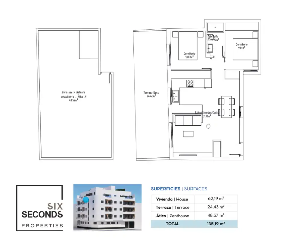 Penthouse with lift for sale in Playa del Cura, imagen 2