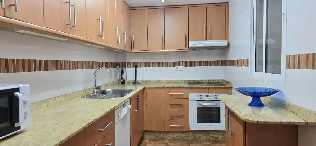 Cocina de Apartamento en venta en Mazarrón con Aire acondicionado y Balcón