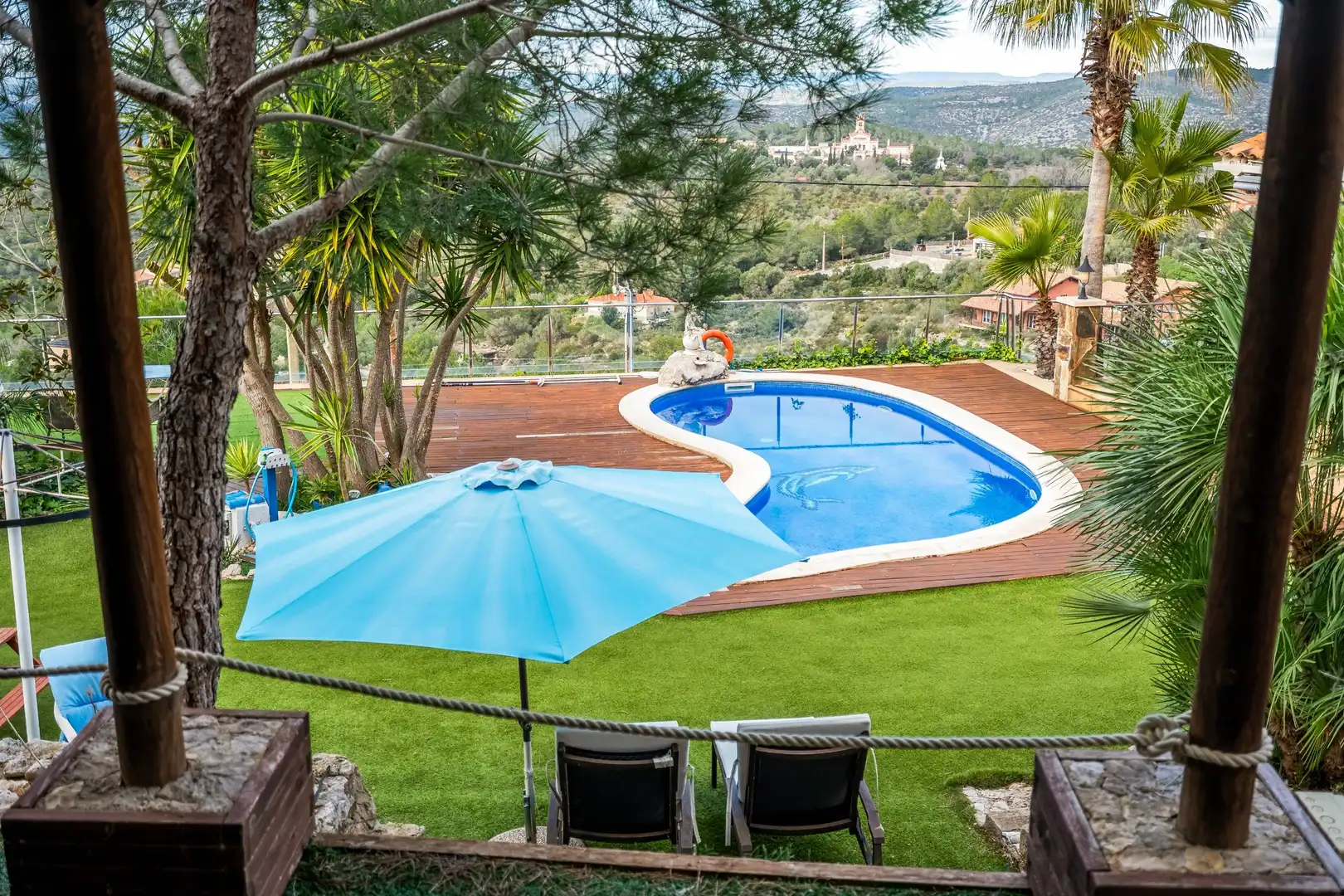 Piscina de Casa o xalet de lloguer amb opció a compra en Olivella amb Aire condicionat, Calefacció i Jardí privat