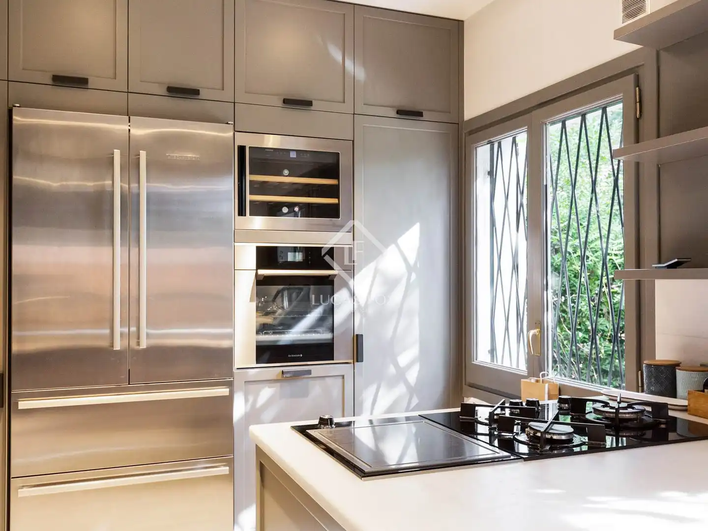 Kitchen of Houses for sale in Sant Cugat del Vallès  with Air Conditioner, Private garden and Storage room