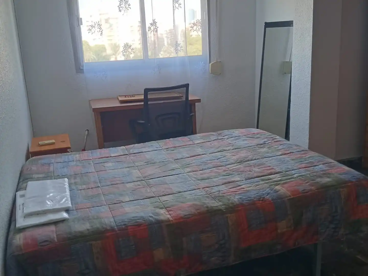 Schlafzimmer von Wohnung zur Miete in Murcia mit Klimaanlage, Heizung und Möbliert