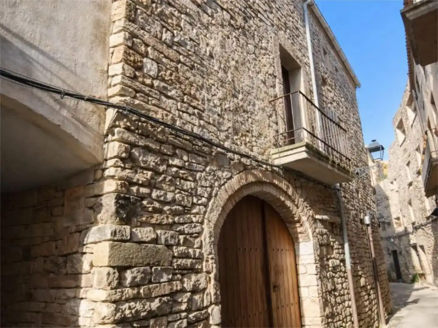 Vista exterior de Piso en venta en Conesa con Trastero, Amueblado y Balcón