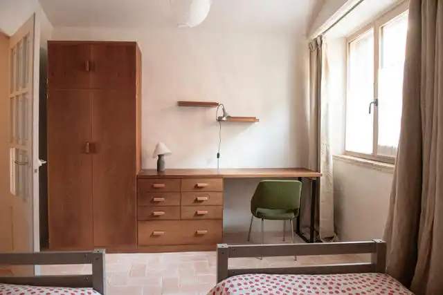 Bedroom of Flat for rent in Girona  with Heating, Terrace and Furnished