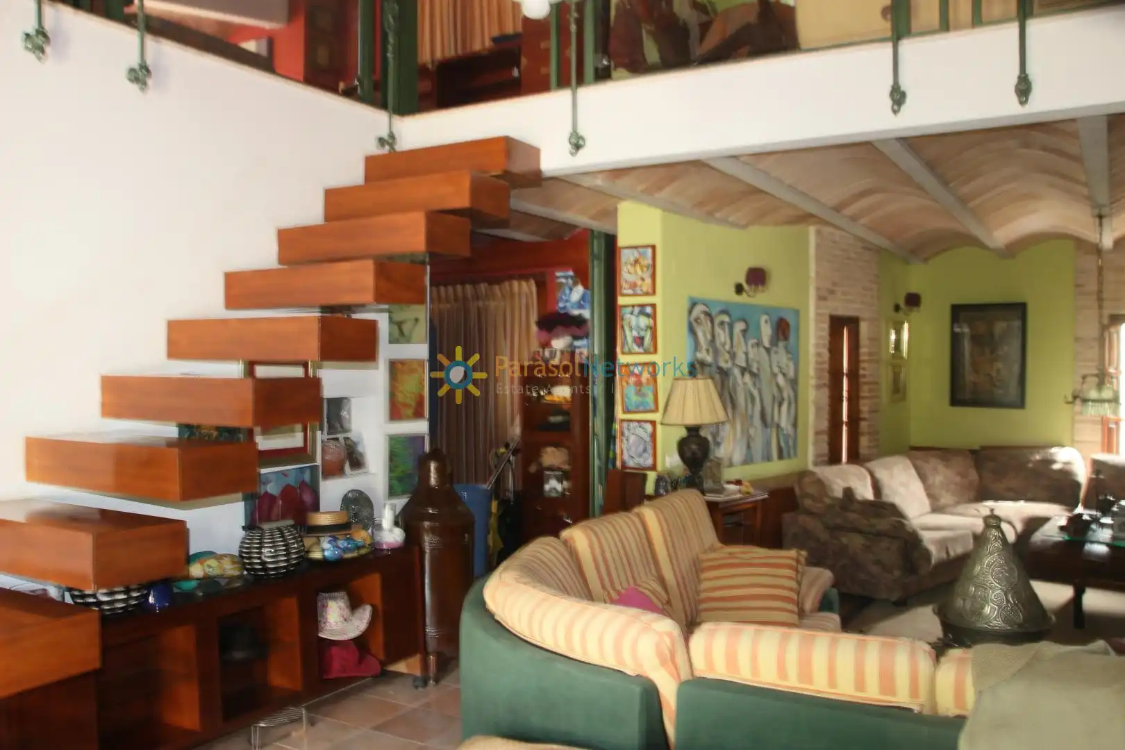 Sala de estar de Casa o chalet en venta en Llocnou de Sant Jeroni con Jardín privado, Terraza y Trastero