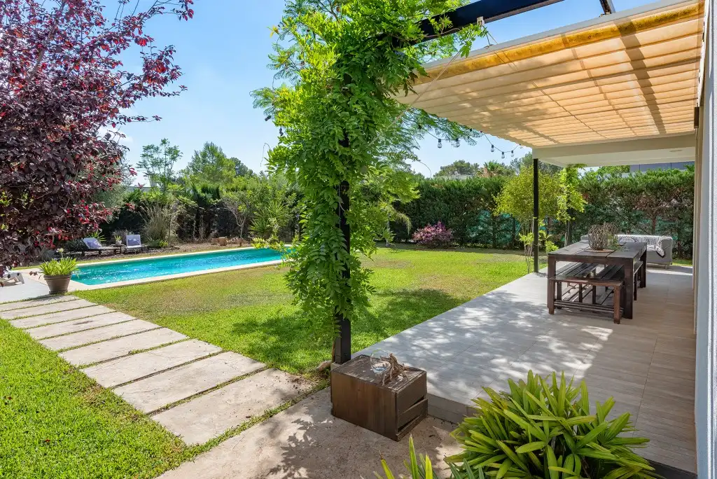 Jardín de Casa o chalet en venta en  Palma de Mallorca con Aire acondicionado, Calefacción y Jardín privado