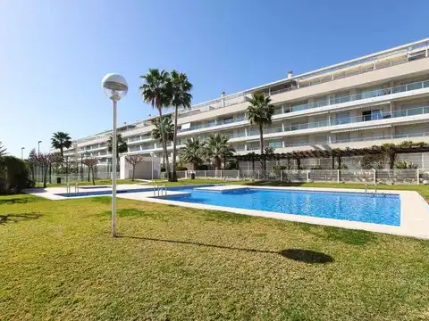 Außenansicht von Wohnungen zur Miete in Dénia mit Klimaanlage, Heizung und Terrasse