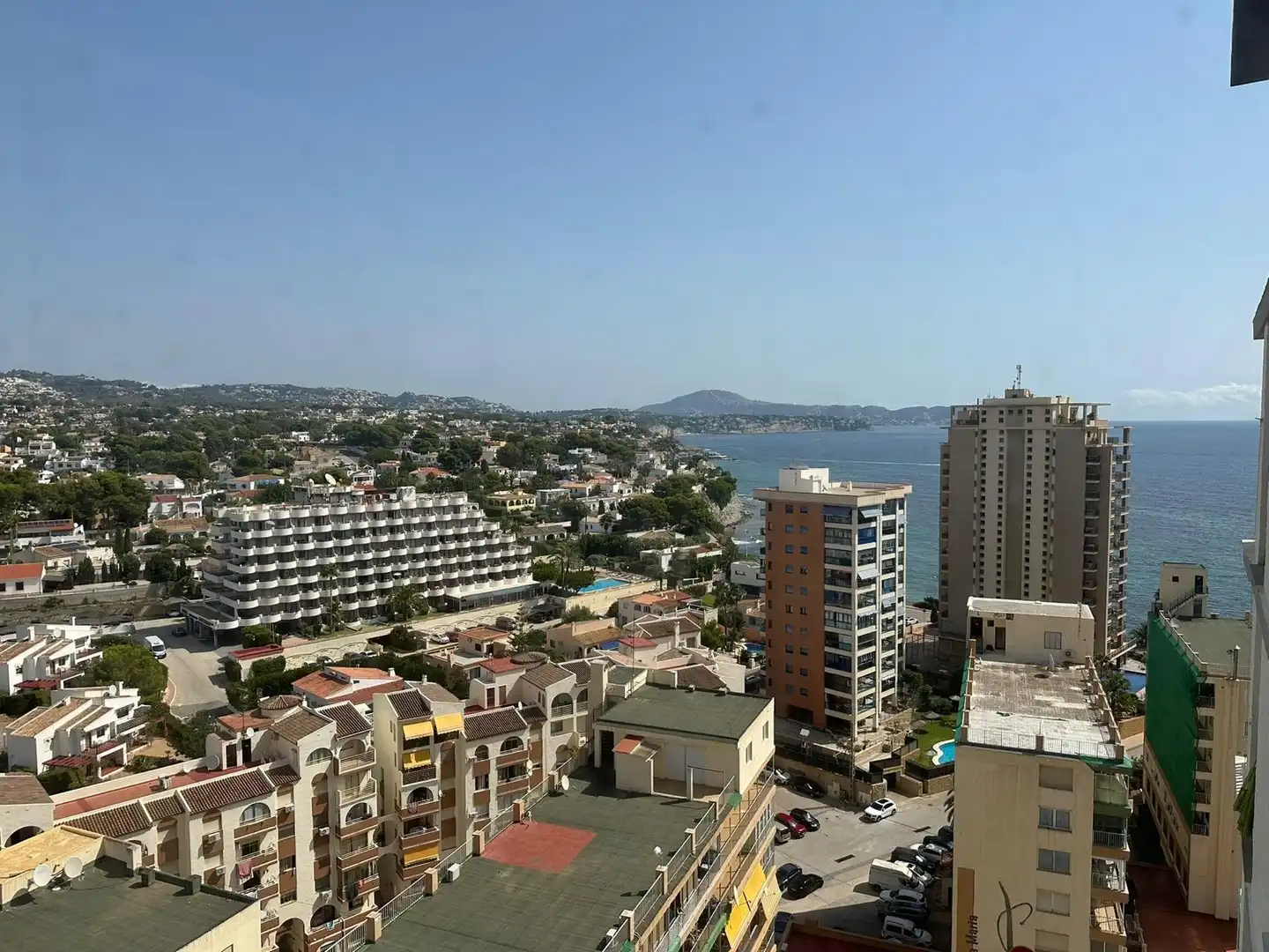 Vista exterior de Apartamento en venta en Calpe / Calp con Aire acondicionado, Calefacción y Terraza