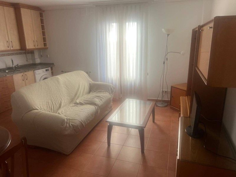 Sala d'estar de Apartament de lloguer en Plasencia amb Aire condicionat, Calefacció i Jardí privat