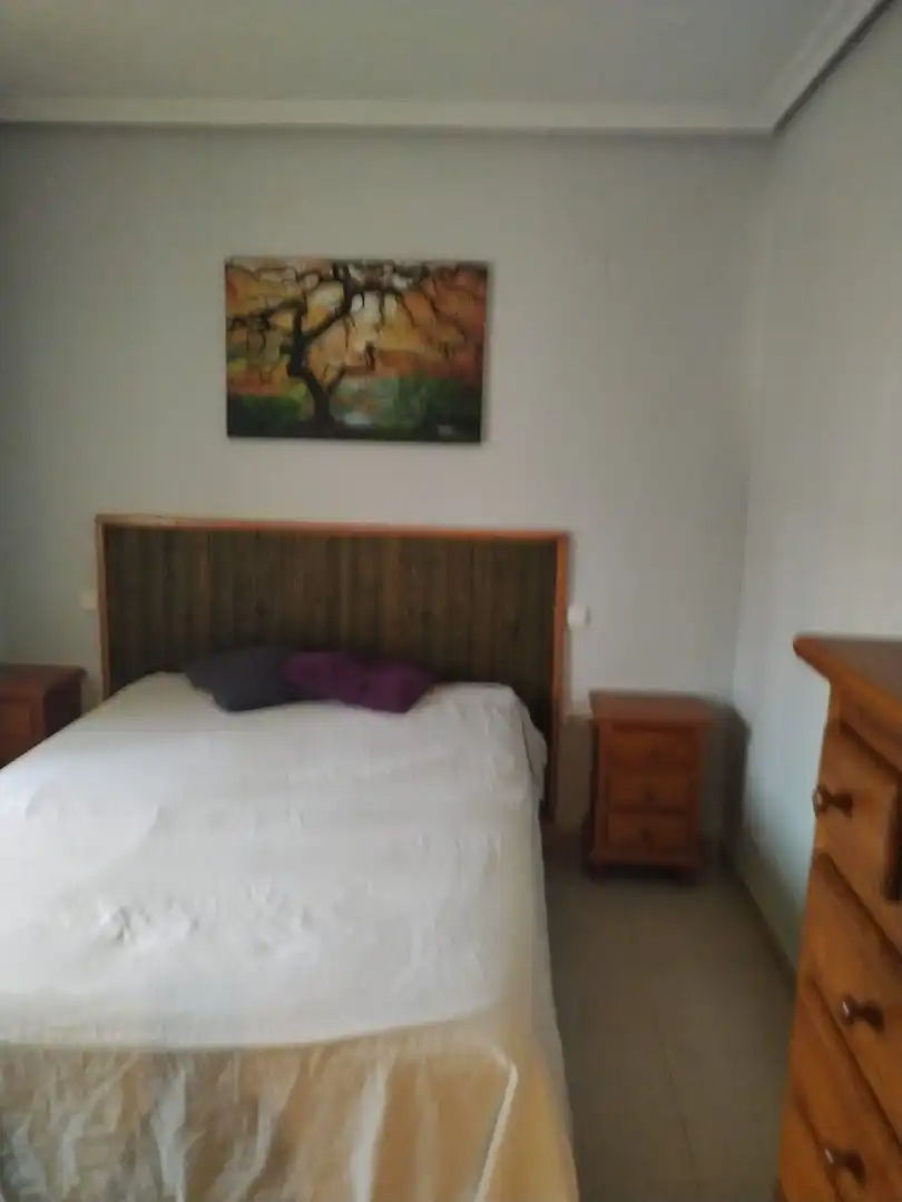 Schlafzimmer von Wohnung zur Miete in Zaragoza mit Heizung, Möbliert und Ofen