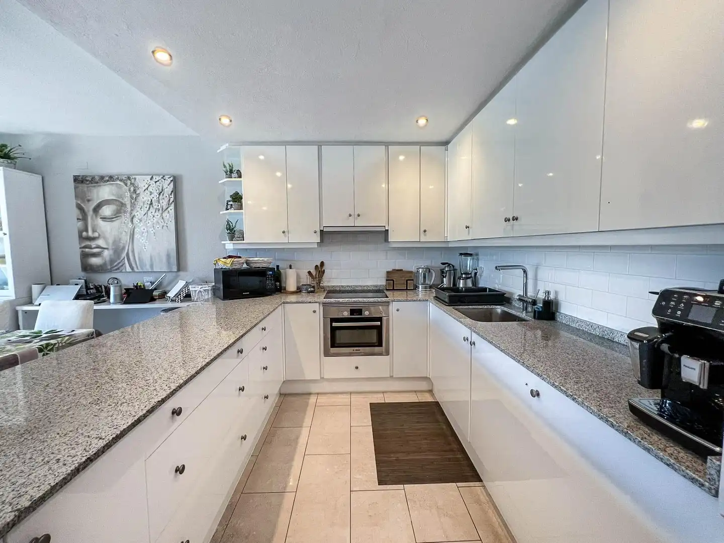 Kitchen of Apartments for sale in L'Alfàs del Pi  with Air Conditioner, Private garden and Terrace