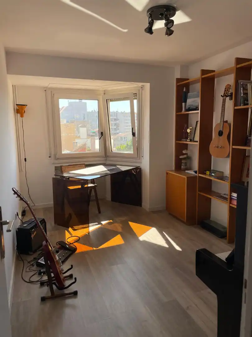 Schlafzimmer von Wohnung zum Verkauf in Terrassa mit Möbliert