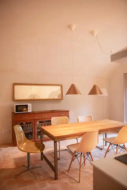 Dining room of Flat for rent in Girona  with Heating, Terrace and Furnished