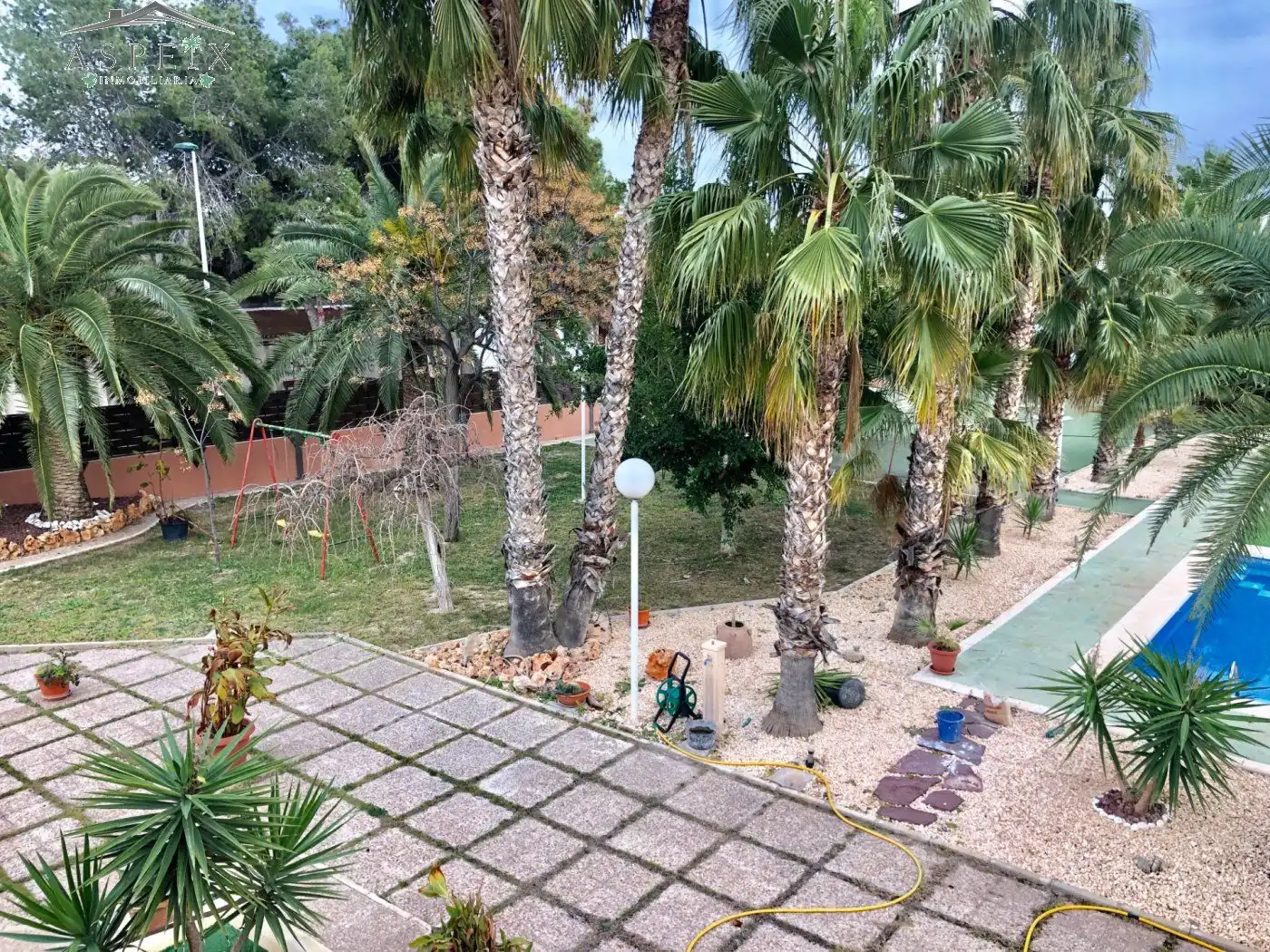 Jardí de Casa o xalet en venda en Elche / Elx amb Aire condicionat, Jardí privat i Terrassa