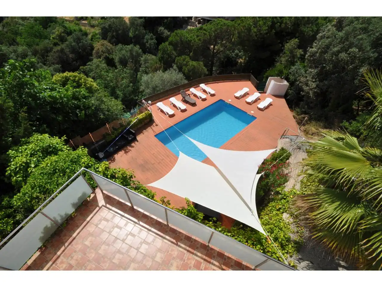 Swimming pool of Houses for sale in Lloret de Mar  with Private garden, Swimming Pool and Furnished