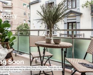 Terrassa de Apartament de lloguer en  Barcelona Capital amb Aire condicionat i Balcó