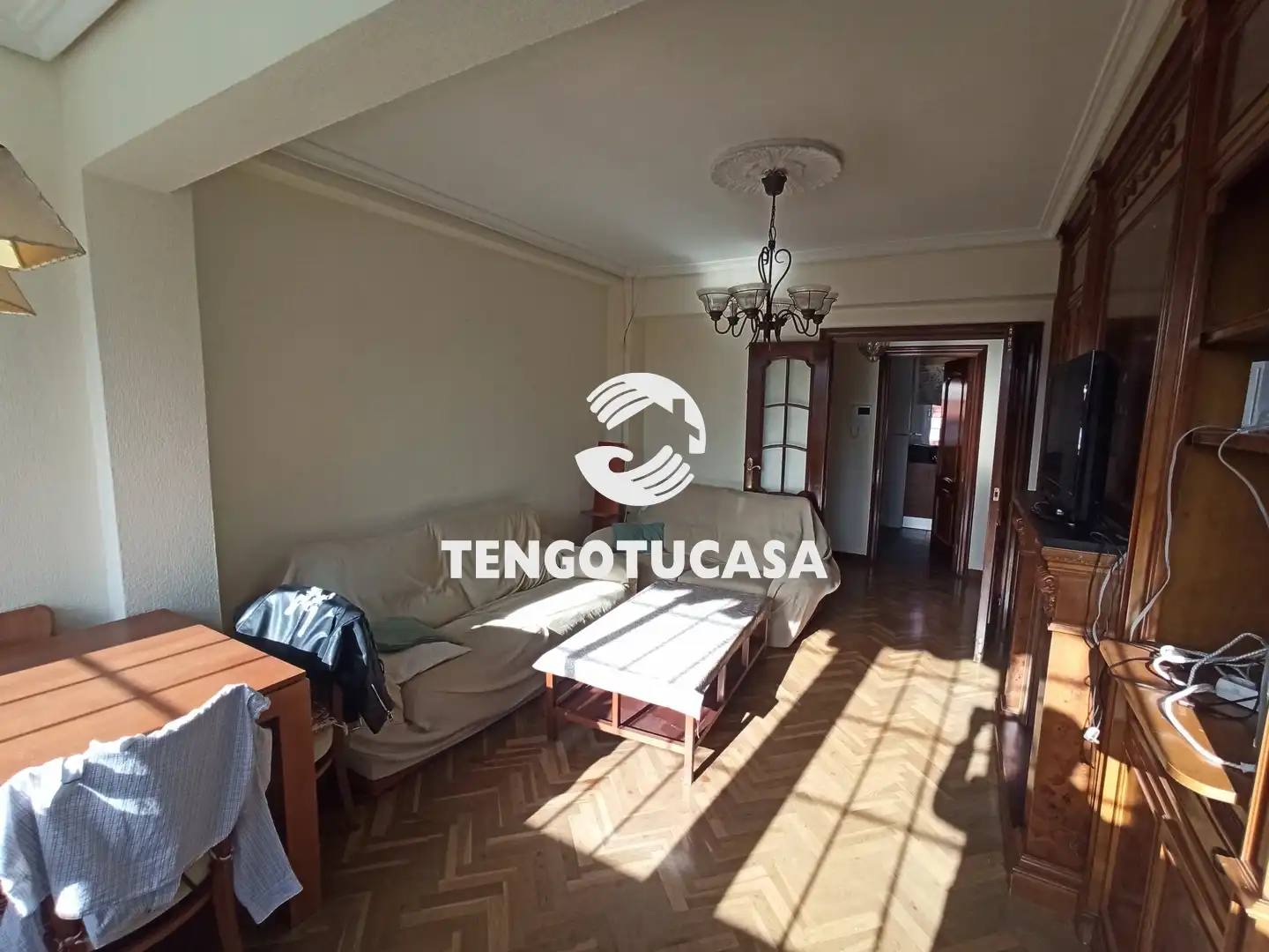 Sala de estar de Piso de alquiler en Madrid con Aire acondicionado, Calefacción y Amueblado