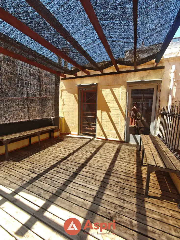 Terrace of Flat for rent in Barcelona  with Air Conditioner, Private garden and Terrace