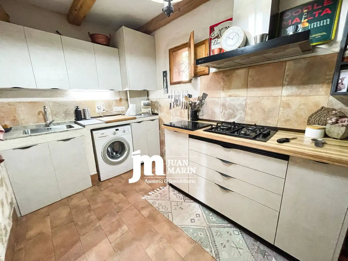 Cocina de Finca rústica en venta en Cieza con Aire acondicionado, Calefacción y Terraza