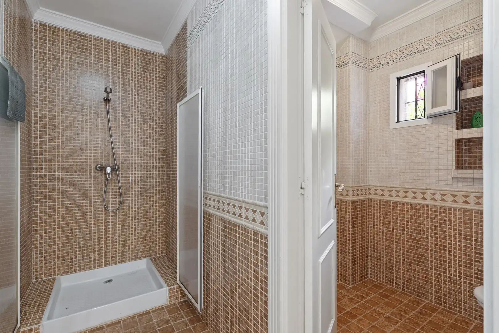 Baño de Casa adosada en venta en Mijas con Aire acondicionado, Jardín privado y Terraza