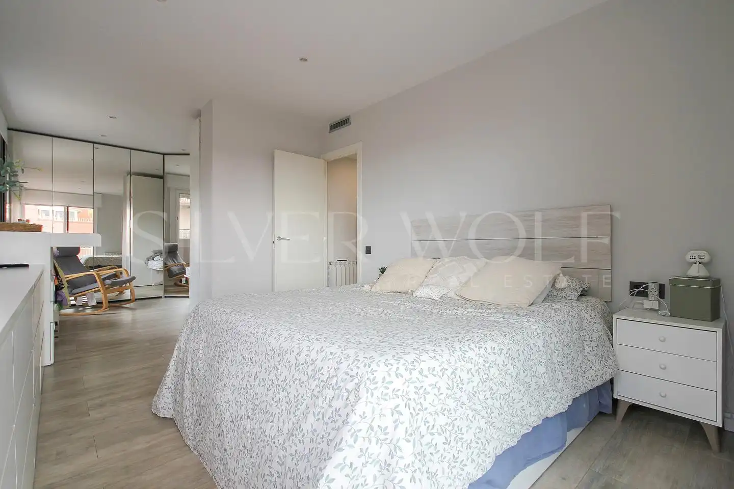 Bedroom of Flat for sale in Gavà  with Air Conditioner, Heating and Parquet flooring