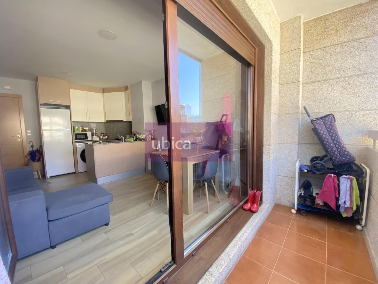 Cuina de Apartament en venda en O Porriño   amb Calefacció, Terrassa i Traster