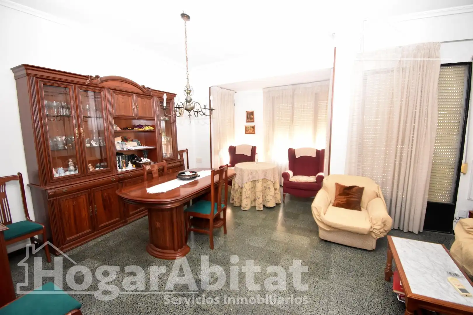 Sala de estar de Piso en venta en Alzira con Amueblado