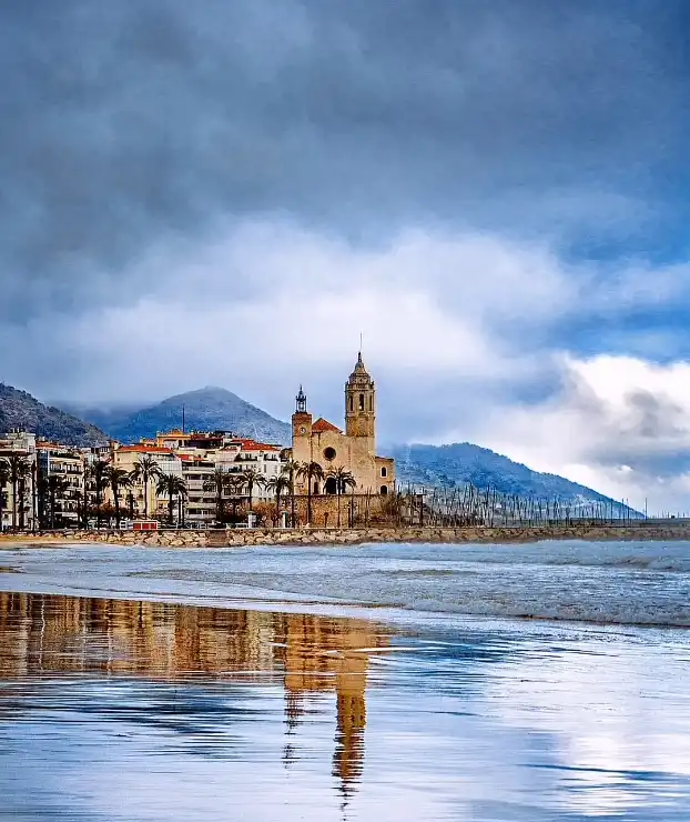 Außenansicht von Geschaftsraum zur Miete in Sitges mit Klimaanlage